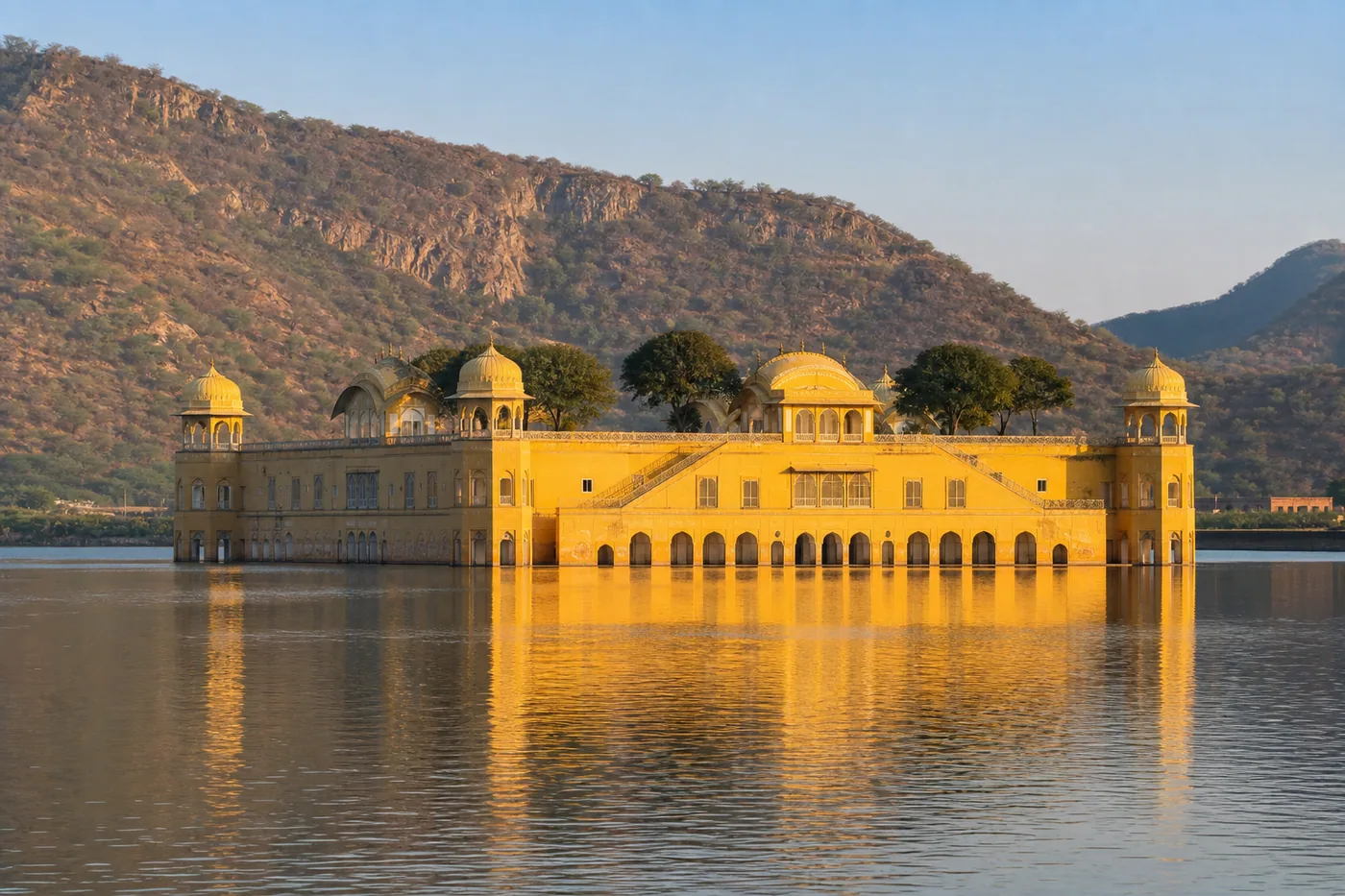 Jal Mahal Water Palace in Jaipur's Man Sagar Lake